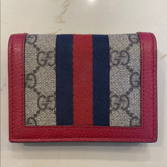 Gucci Card Case Wallet with bumble bee - Picture 2 of 8